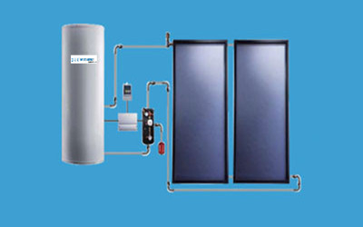 別墅式分體太陽能熱水